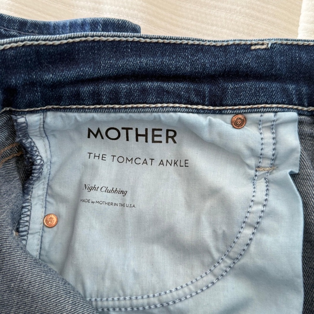 Mother Jeans The Tomcat Ankle Jeans in Night Clubbing Size 30 - Picture 11 of 12